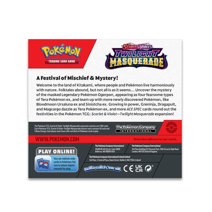 Pokémon TCG: Scarlet & Violet 6: Twilight Masquerade: Booster Display