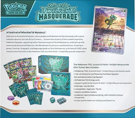 Pokémon TCG: Scarlet & Violet 6: Twilight Masquerade: Elite Trainer Box